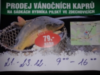 Vánoční prodej kaprů 2020 Vánoční prodej kaprů 2020